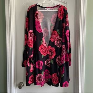 Lularoe Caroline swing cardigan XL